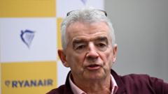 Ryanair boss O’Leary defends ‘high-fare rapists’ airlines remarks