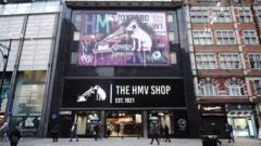 HMV to close Oxford Street store after three years